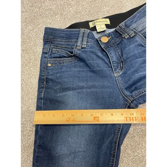 Democracy womens Ab Solution skinny jeans sz 6 blue stretch denim - Picture 6 of 12